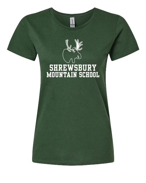Shrewsbury Mountain School V-Neck Ladies Tee