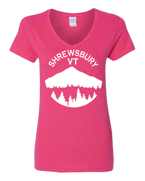 Town of Shrewsbury V-Neck Ladies Tee