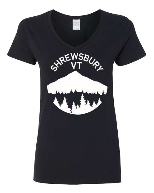 Town of Shrewsbury V-Neck Ladies Tee
