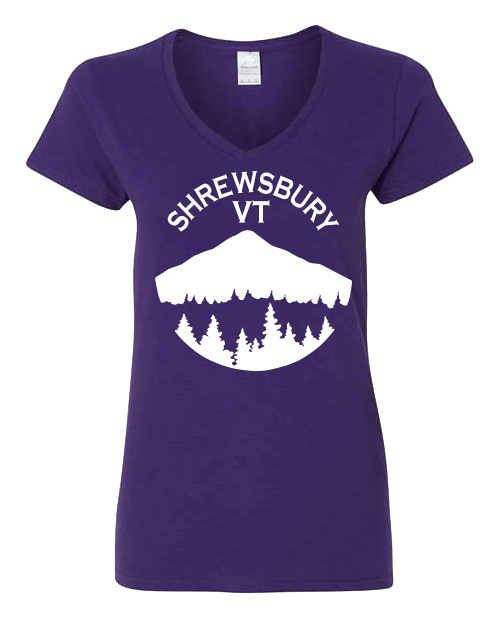 Town of Shrewsbury V-Neck Ladies Tee