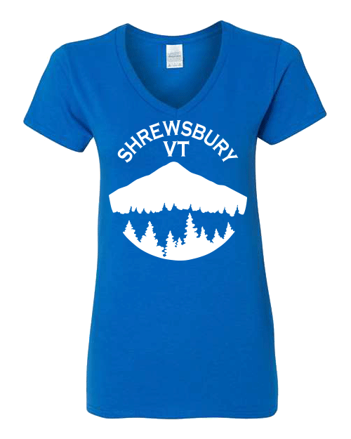 Town of Shrewsbury V-Neck Ladies Tee