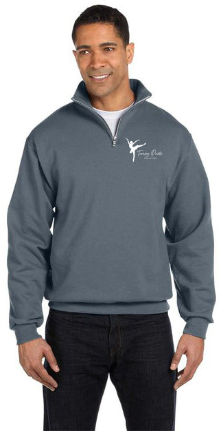 Turning Pointe Dance Studio Quarter-Zip Sweatshirt