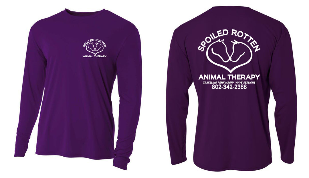 Spoiled Rotten Animal Therapy A4 Performance long sleeve tee