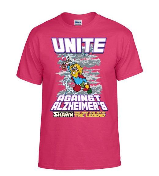 Shawn the Cosplayer Unite Against Alzheimer's T-Shirts