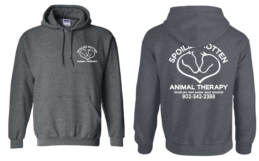 Spoiled Rotten Animal Therapy Gildan Hooded sweatshirt