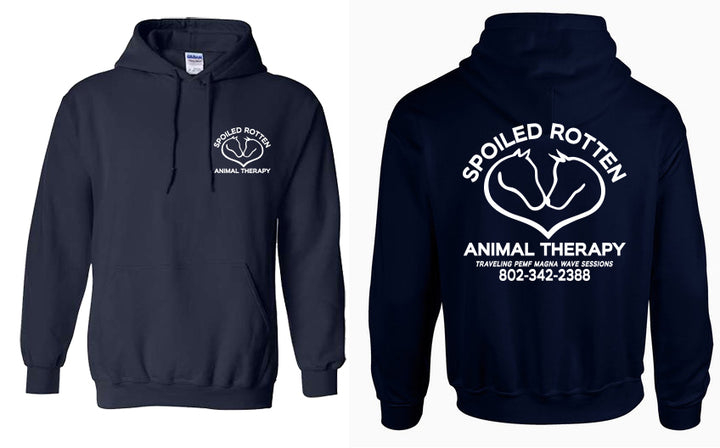 Spoiled Rotten Animal Therapy Gildan Hooded sweatshirt