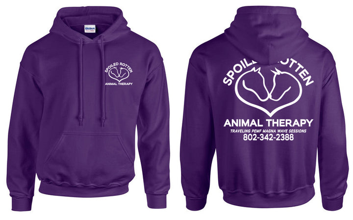Spoiled Rotten Animal Therapy Gildan Hooded sweatshirt