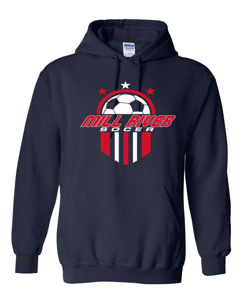 MRU Soccer Navy Hooded Sweatshirt