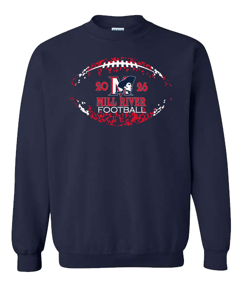 MRU fb Navy Crew Sweatshirt