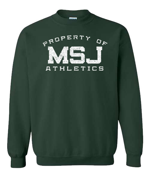 MSJ Property of Athletics Crew Sweatshirt