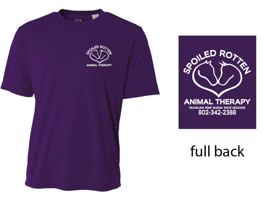 Spoiled Rotten Animal Therapy A4 Performance short sleeve tee
