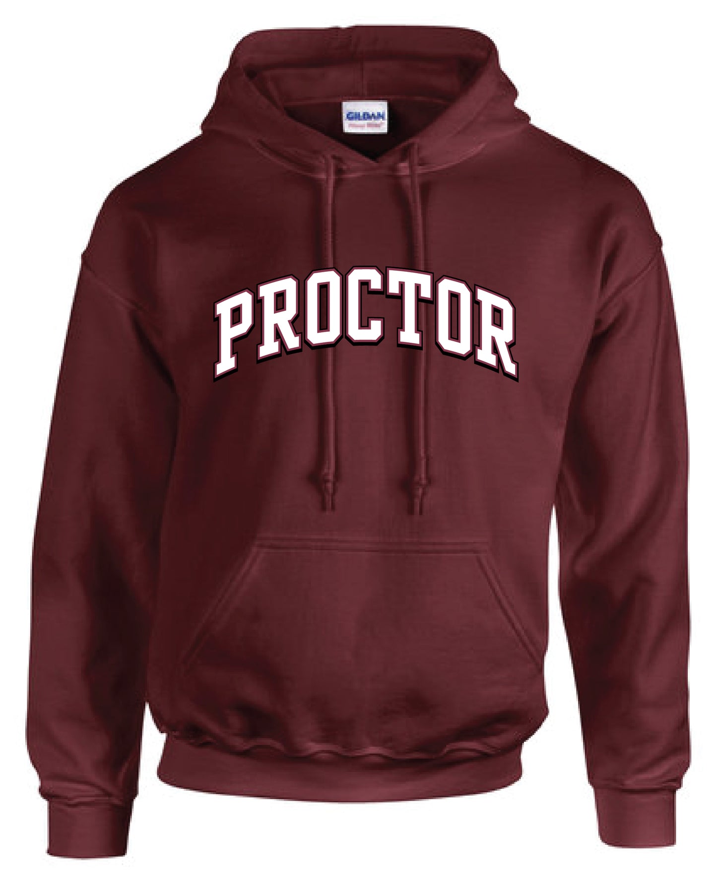 Proctor Maroon Heavy Blend Hooded Sweatshirt