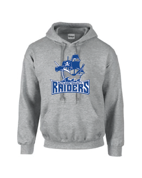 Rutland County Raiders Sports Grey Hooded Sweatshirt