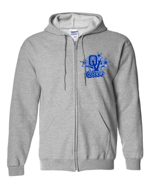 Otter Valley Cheer Zipped Hooded Sweatshirt
