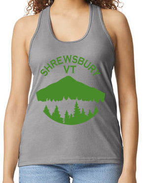 Town of Shrewsbury Ladies Raceback Tank Top