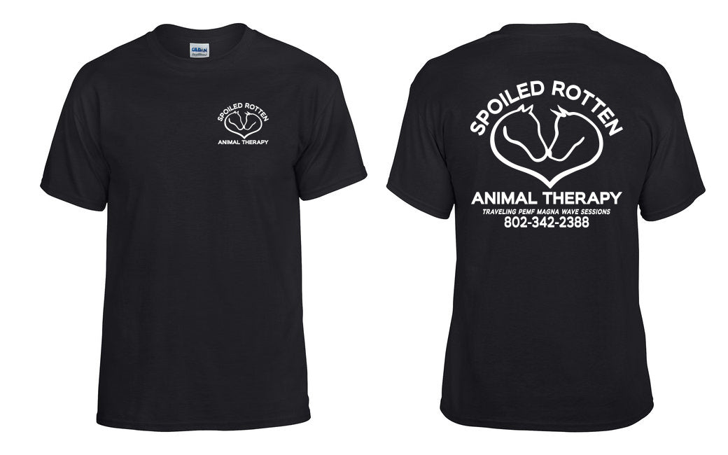 Spoiled Rotten Animal Therapy Gildan softstyle short sleeve tee