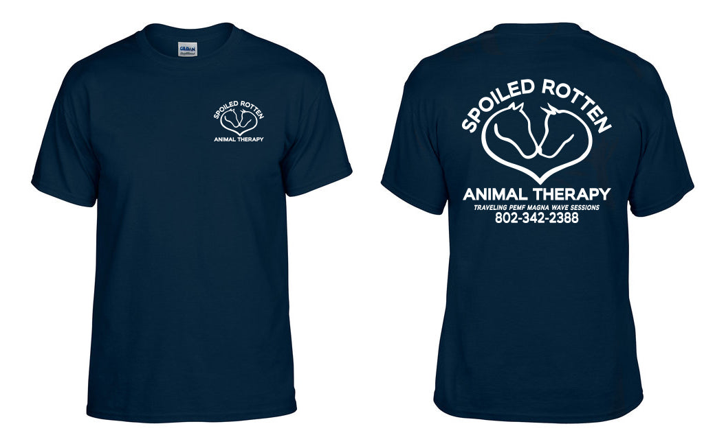 Spoiled Rotten Animal Therapy Gildan softstyle short sleeve tee