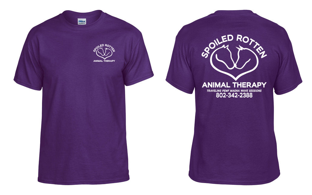 Spoiled Rotten Animal Therapy Gildan softstyle short sleeve tee