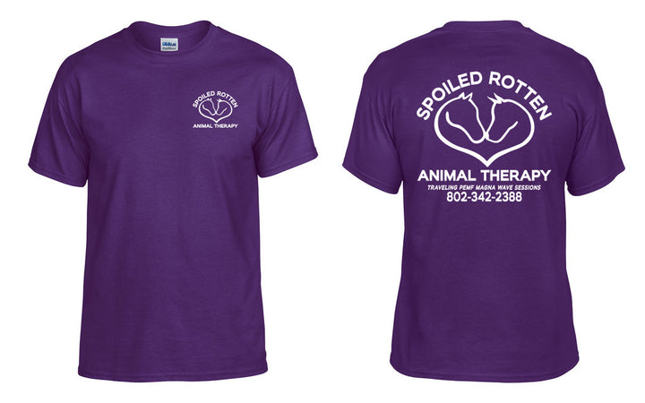 Spoiled Rotten Animal Therapy Gildan softstyle short sleeve tee