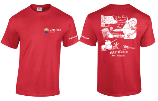 GE Veterans Affairs Network Red T-Shirt Version - 4