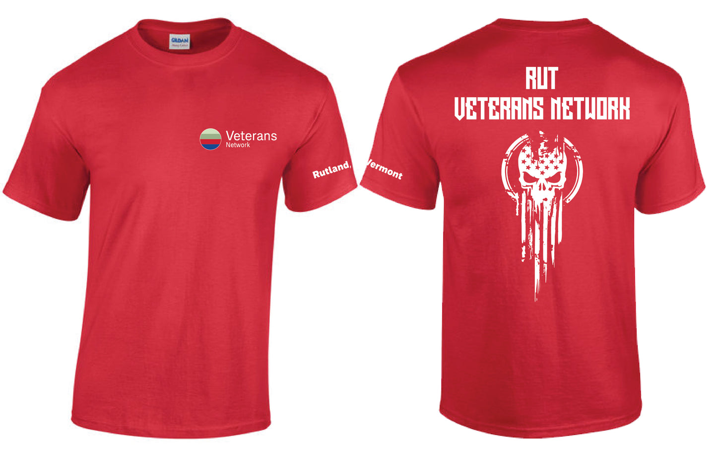 GE Veterans Affairs Network Red T-Shirt Version - 1