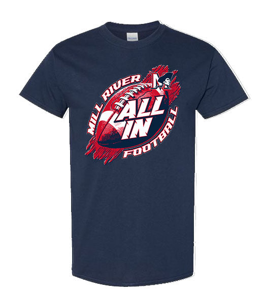 MRU "All In" Football T-Shirt