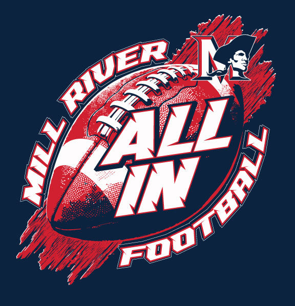 MRU "All In" Football T-Shirt