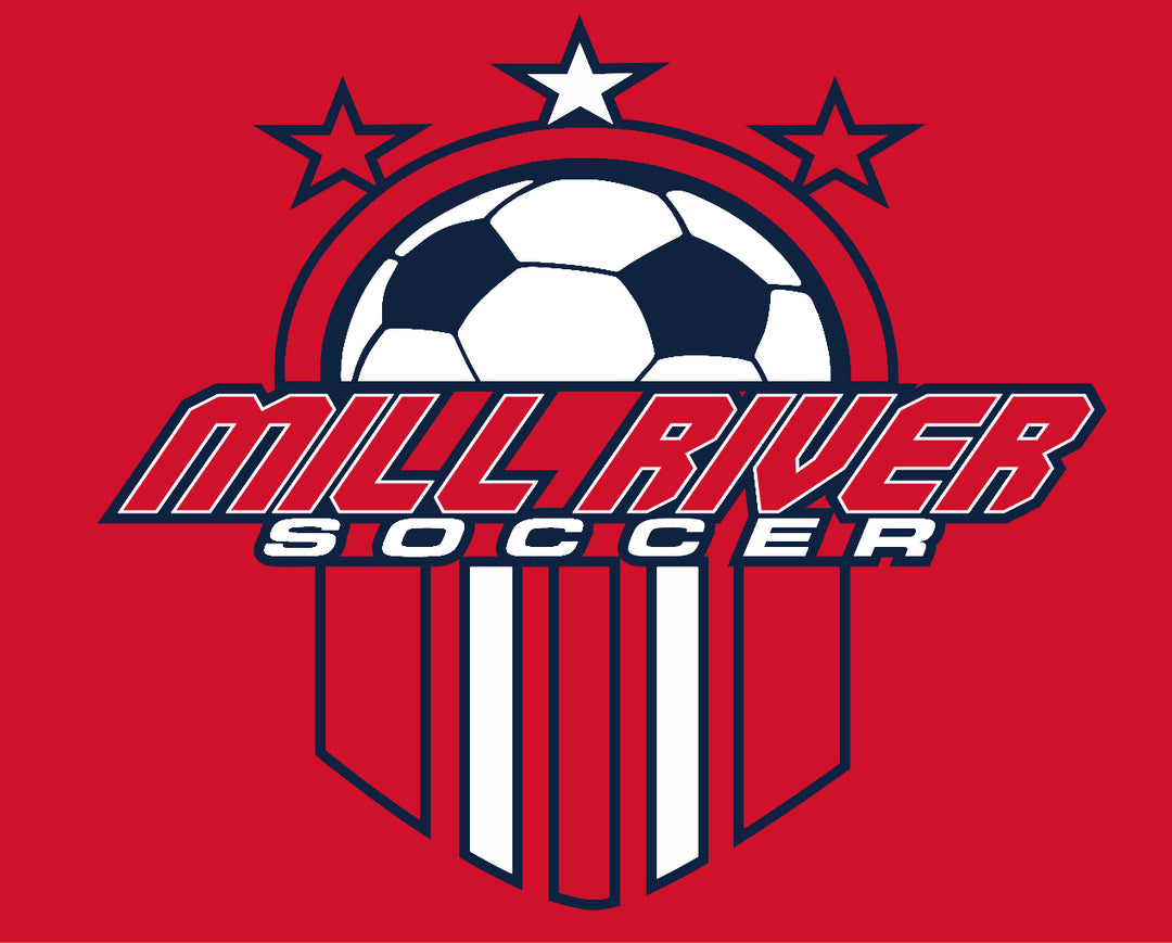 MRU Soccer red Hooded Sweatshirt