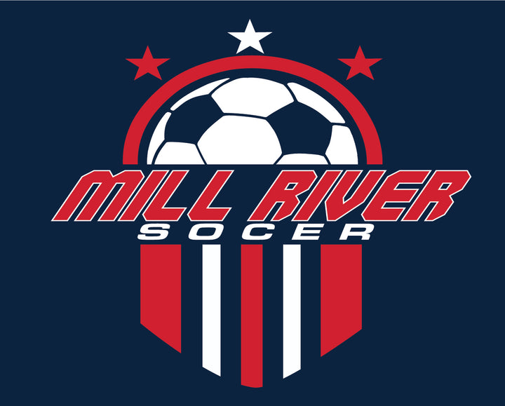 MRU soccer Navy Long Sleeve T-shirt