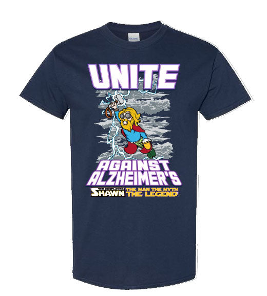 Shawn the Cosplayer Unite Against Alzheimer's T-Shirts