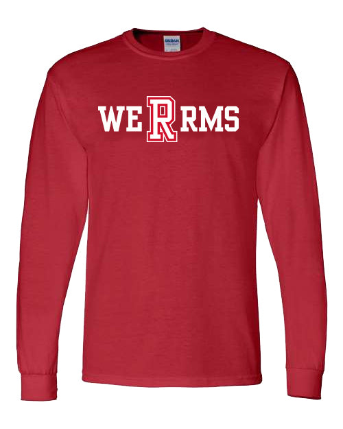 We R RMS long sleeve t-shirts