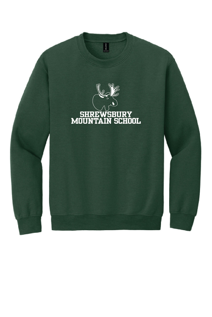 Shrewsbury Mountain Fan Dark Green Crewneck