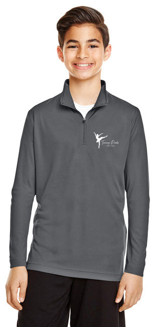 Turning Pointe Dance Studio Youth Quarter-Zip Sweatshirt